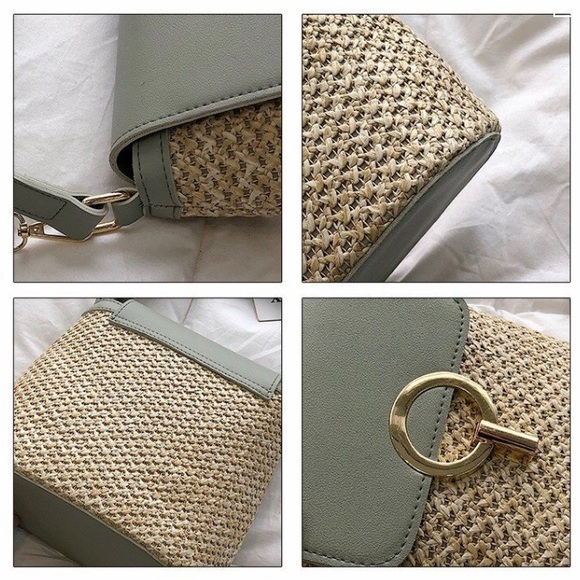 Just In! 🆕 VERONA Straw Weave Bucket Bag - Picture 7 of 8